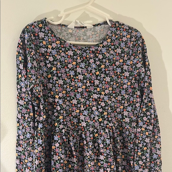 H&M Black and Pink Bishop Sleeve Sundress - Picture 2 of 6